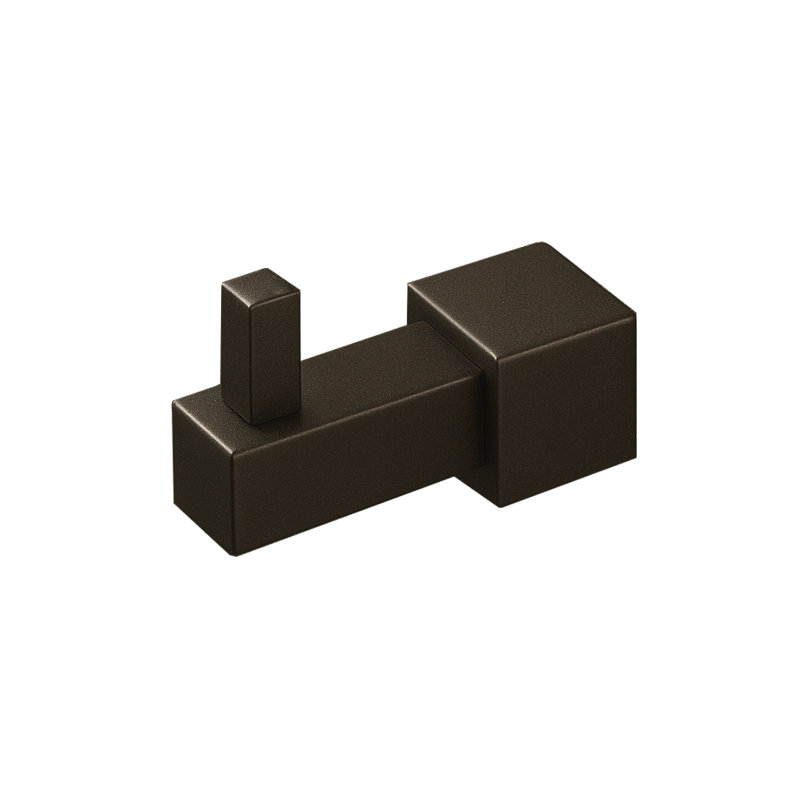 Quadro Single Robe Hook, Matte White