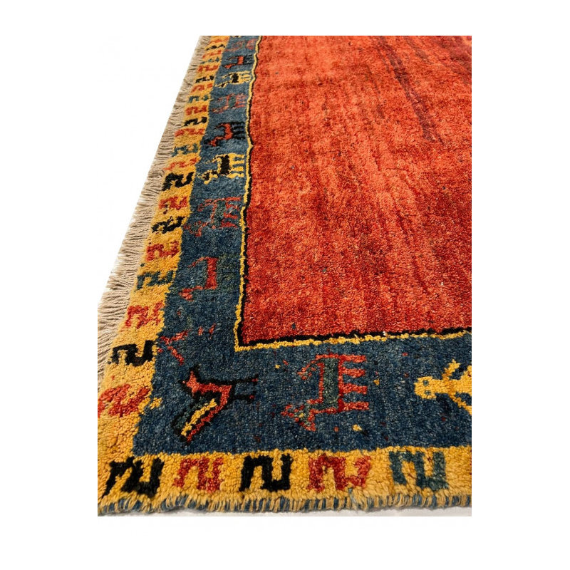 Fine Hand Knotted Persian Gabbeh 7'8'' X 9'11''