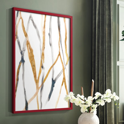 Runnel X Framed Print - Solid Wood
