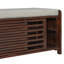 Banc à chaussures avec rangement et coussin, conception à volets vieillis pour le salon, combinant charme classique et fonctionnalité moderne-1039972598