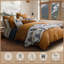 Ensemble d'édredon en coton rustique Acadia-357972500