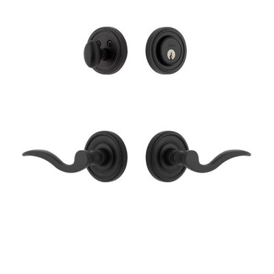Ageless Iron Loch Rosette Entry Set with Palisade Lever