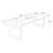 Brown Rectangular Solid Wood Sled Dining Table-1385184756