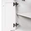 Meuble-lavabo 24 po avec lavabo supérieur, meuble de rangement moderne à 2 niveaux, meuble-lavabo simple, grandes tablettes de rangement-1225192691-1225192689