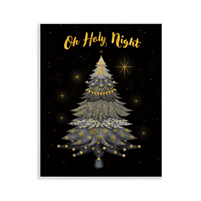  Oh Oh Night Night Winter Tree, art mural par Darlene Seale