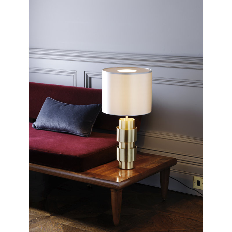 Ring Table Lamp, Satin Brass