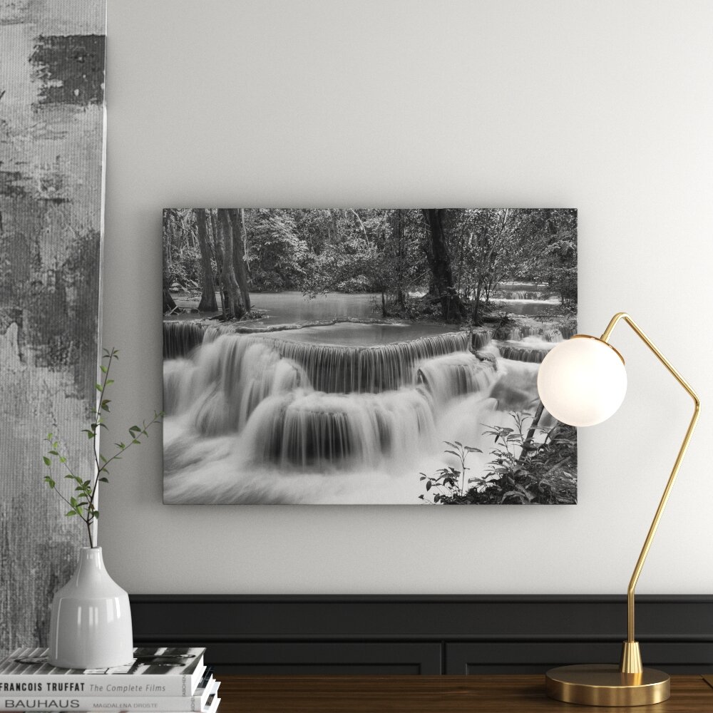 Leinwandbild „Wasserfall Huay Mae Khamin in Thailand“, Fotodruck