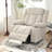Power Lift Recliner Chair For Elderly,Fabric Lift Chairs For Living Room With Extended Footrest,Classic Single Sofa,Home Theater Seat With 2 Cup Holders,Side Pockets,Remote Control-273552172