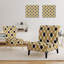 Fauteuil de chambre rembourré Golden Polka Dot