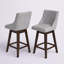 Tabouret de bar rotatif 28,25 po Orsay-2109938401