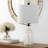 Lampe de table transparente 23 po Odette