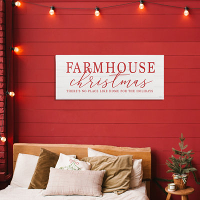 «Farmhouse Christmas No Place Like Home», par Lux + Me Designs