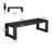 Fredis 86.6" W 2-Person Computer Desk-955196418