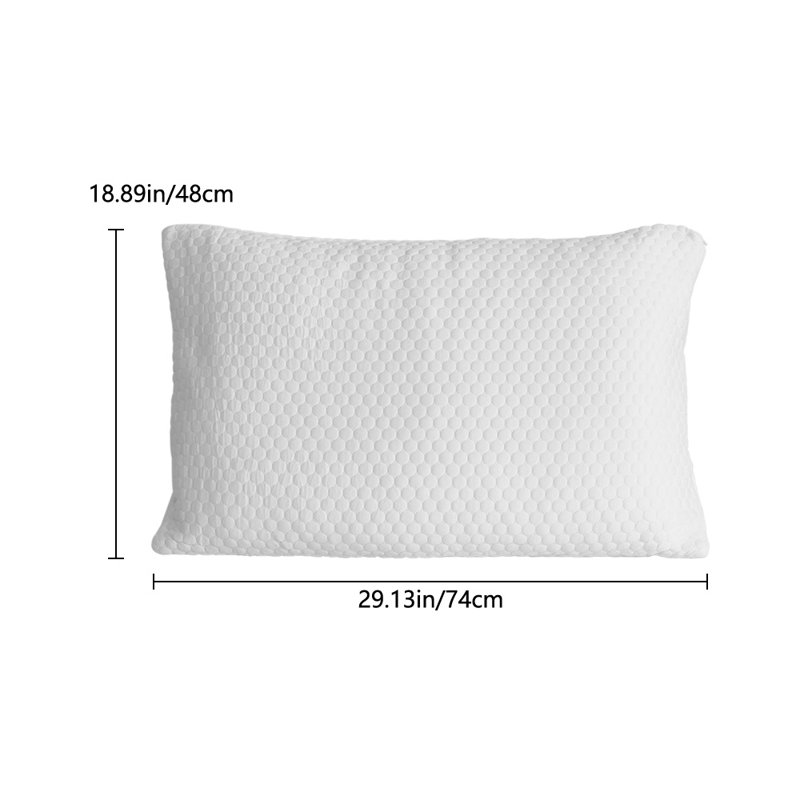 Lansford White Bolster Cushion, 48cmH x 74cmW