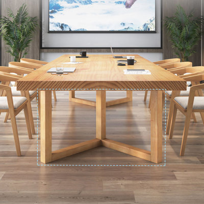 Table de conférence Burlywood