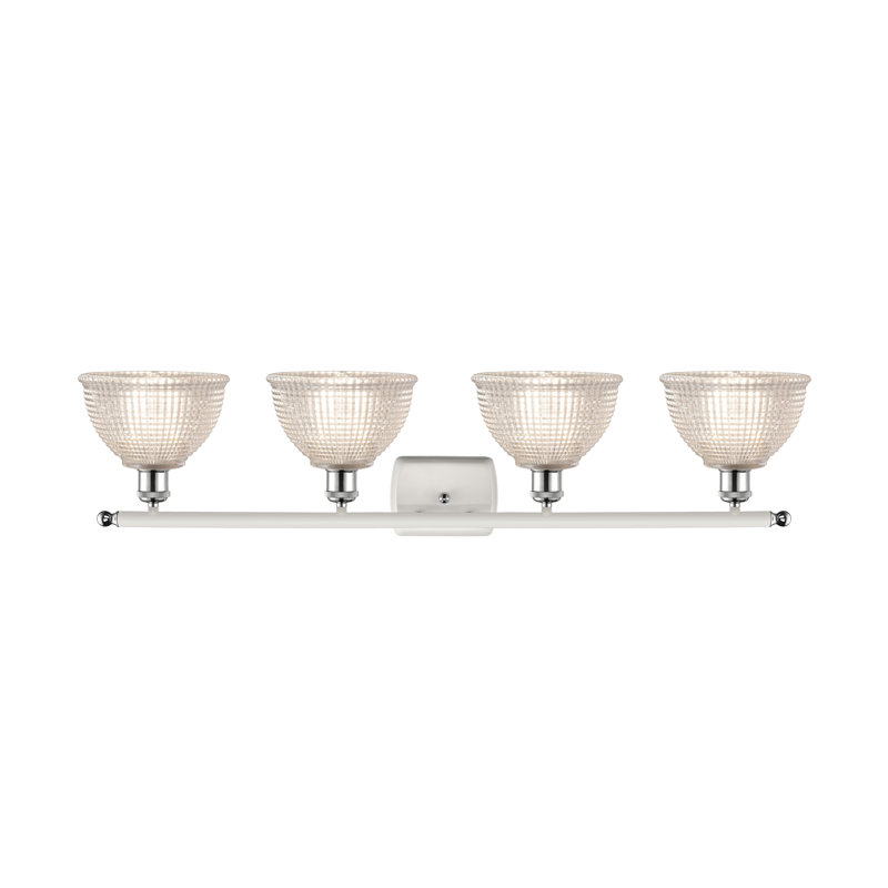 Wolter 4 - Light Dimmable Vanity Light, No Bulb Included, Clear, Oil Rubbed Bronze
