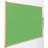 Shield Design Wood Effect Wall Mounted Bulletin Board-37067435-37067433