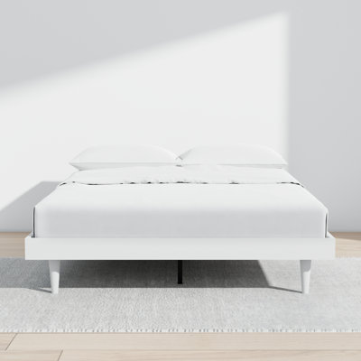 Wojcik Modern Wooden Bed Frame