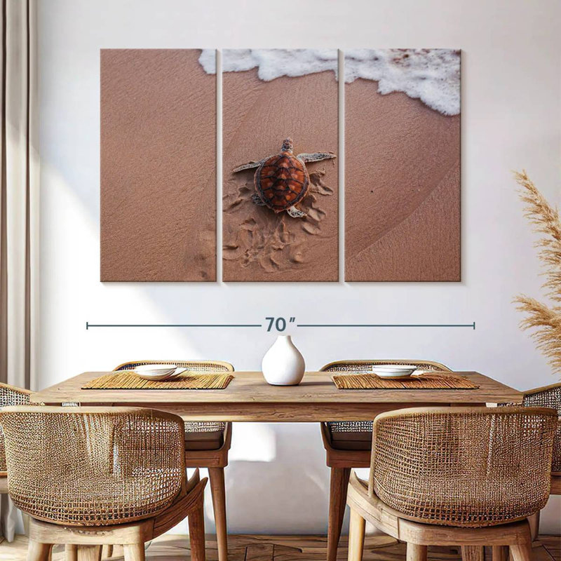 Turtle Footprints, 36" H x 57" W