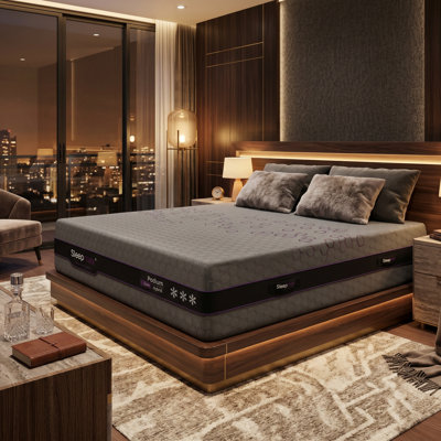 12"/14"/16" Firm Hybrid Cooling Mattress With Gel Memory Foam, Latex & Honeycomb Matrix Pocket Springs For Enhanced Support And Pressure Relief