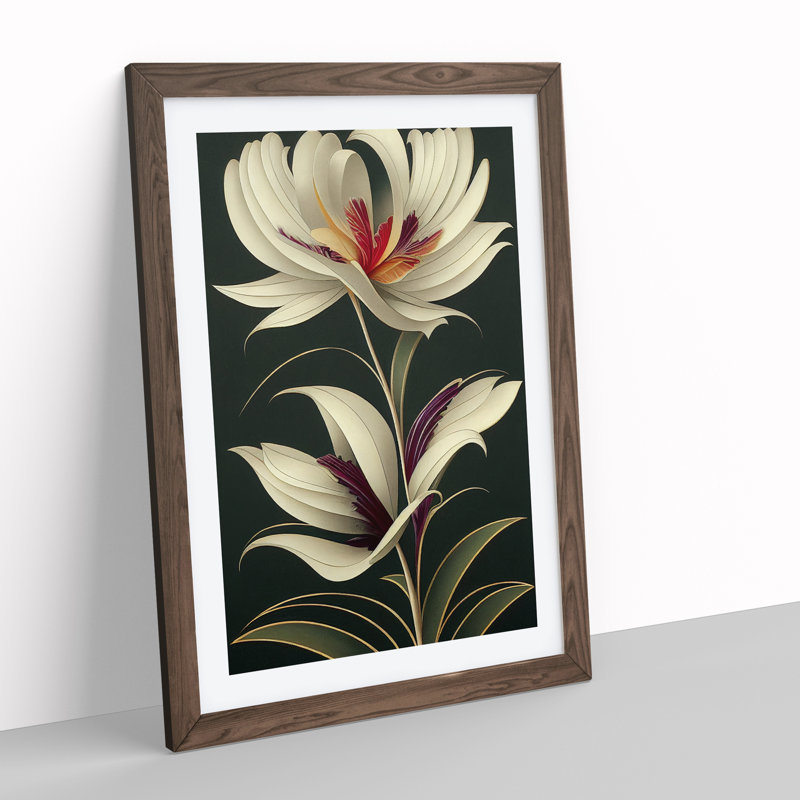 The Cosmopolitan Flower - Framed Print, Walnut Framed, 34cm H x 25cm W x 2cm D