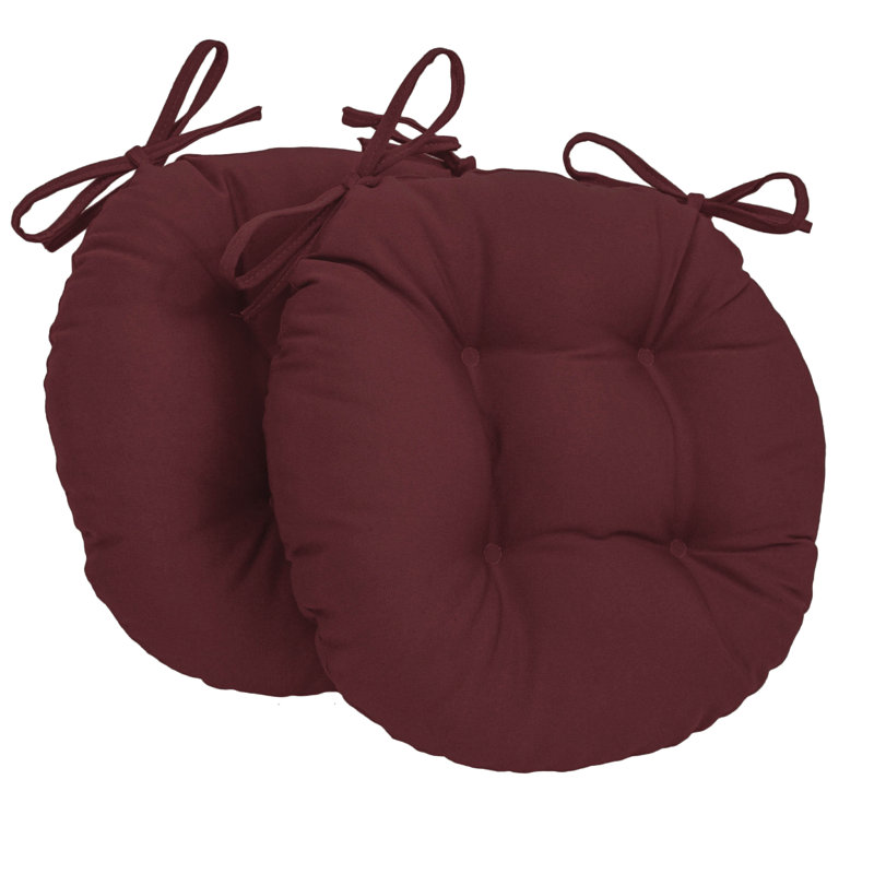 Outdoor 3.5'' Seat Cushion, Burgundy