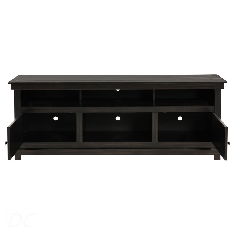 Castleton Java TV Stand Media Console, Dark Brown