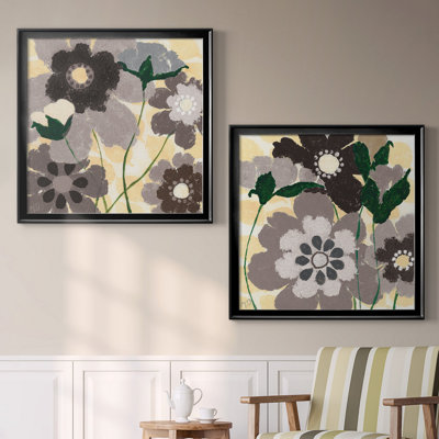 Spring Break I - Matted and Framed Under Acrylic Glass, Set of 2, Large Living Room Wall Art