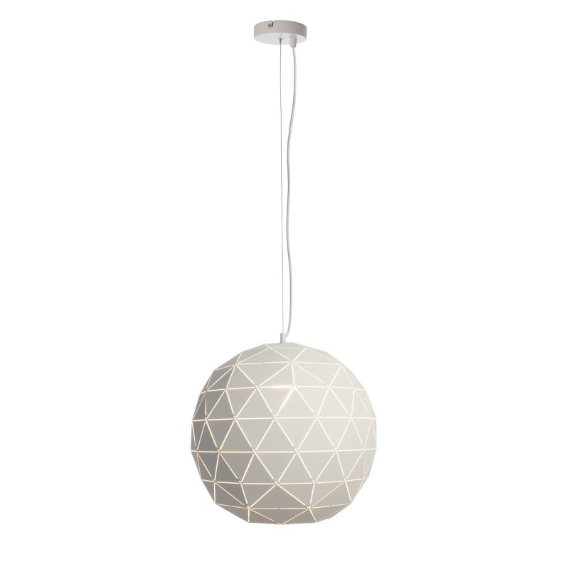Asterope 3-Light LED Globe Pendant, White