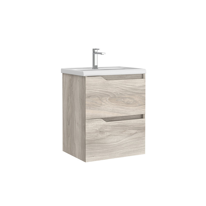 Menta 19.9'' W Single Vanity, Gray Pine