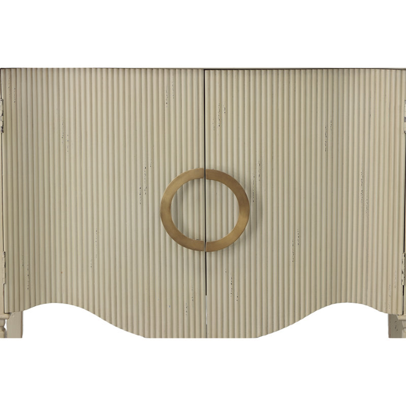 Willow Solid Wood Sideboard, Cream
