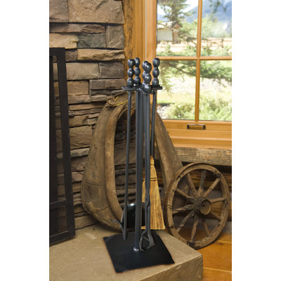 Euart Iron Fireplace Tool Set