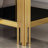 Woker Furniture 20" Wide Square End Table With Glass Top Stainless Steel Tempered Glass End Table For Living Room&Bed Room-1298141053-1298141052-1298141025
