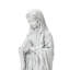 Statue de jardin 29,3 "Vierge Marie priant avec chapelet, sculpture religieuse d'extérieur