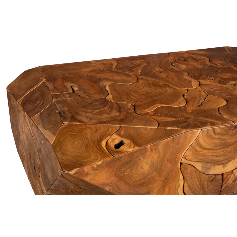 Prism Coffee Table, Natural, Brown