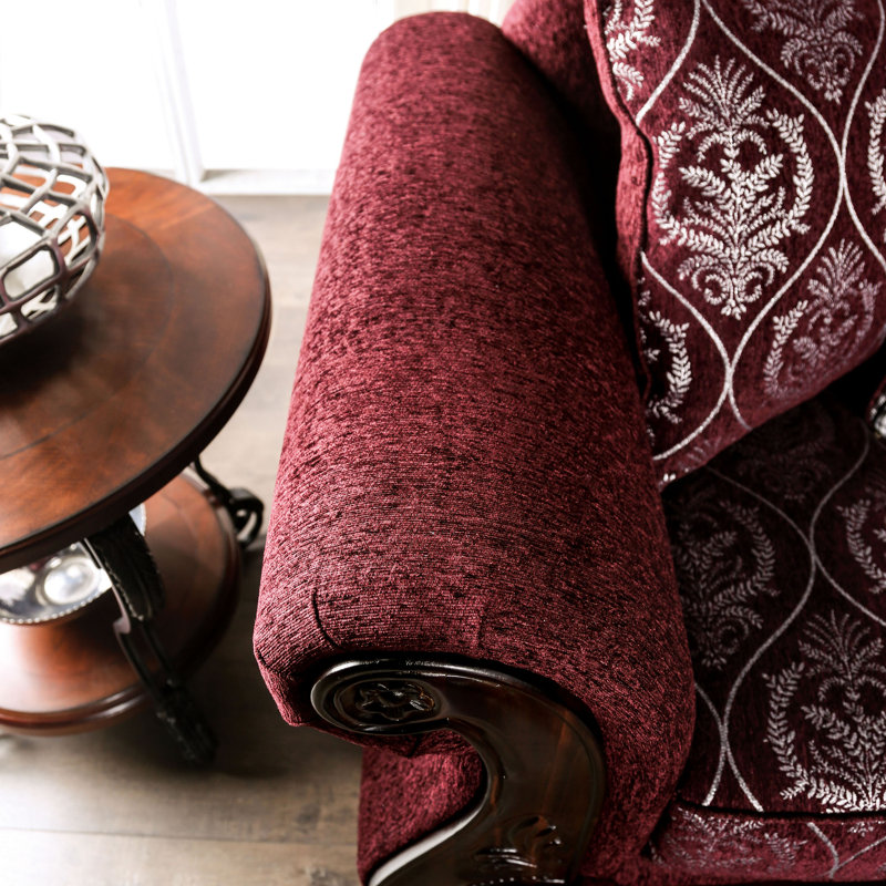 Aonna 94'' Chenille Rolled Arm Sofa