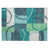 Brown/Ivory/Teal/Blue