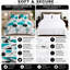 Trendy Complete Bedding Set 4 Piece Duvet Cover Fitted Sheet with Matching Pillow Cases 100% Microfibre Material-1717780767-1717780752