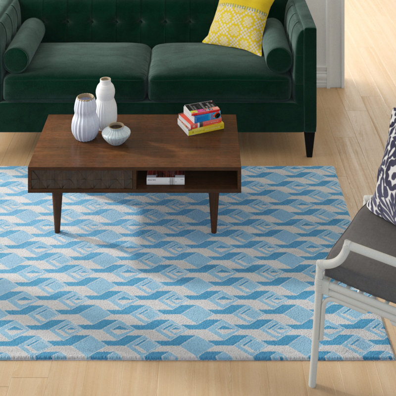 Jordao Geometric Indoor Rug, Rectangle 5' x 7'