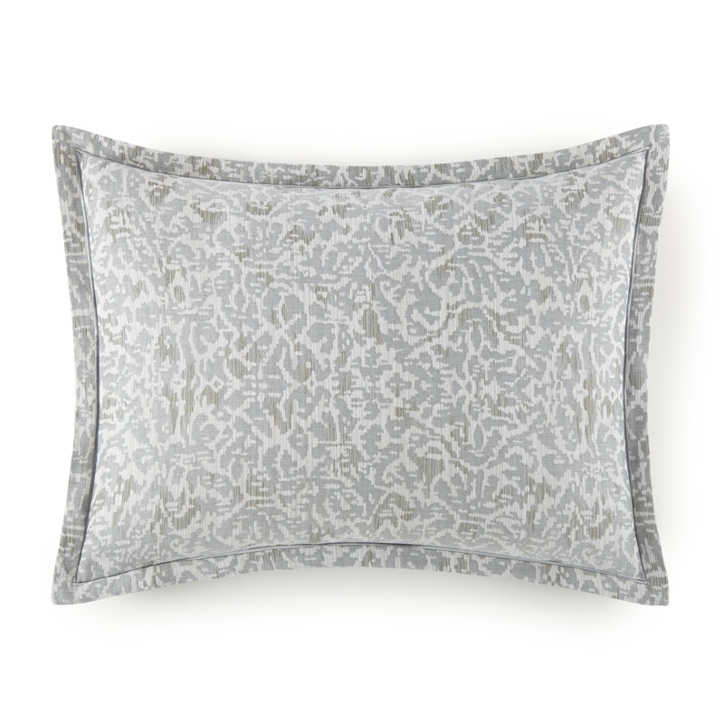 Ravenna Damask 100% Cotton Sham, Euro, Blue