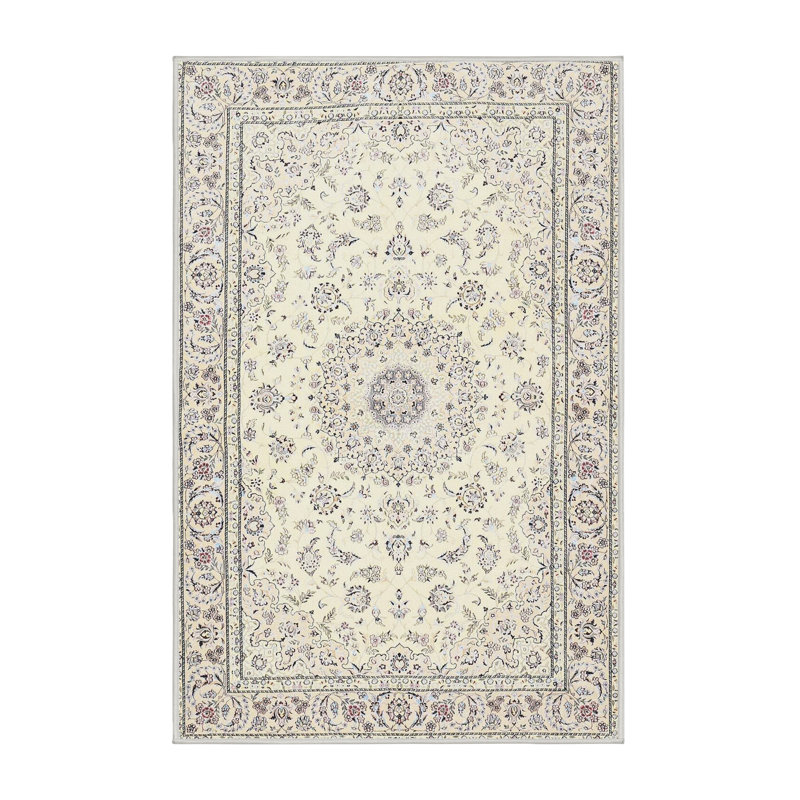 Tapis traditionnel noir / beige Gorse, Tapis de couloir 2 pi x 5 pi