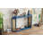 Narrow Console Table With Unique Irregular Top Design & Open Shelf-644746432