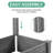Over Ground Raised Garden Bed 96X28x10'', Large Long Planter Box For Outdoor, Tool-Free Assembly
