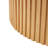 Cole And Grey Wood Handmade Ribbed Living Room Coffee Table With Slatted Base-1220465484