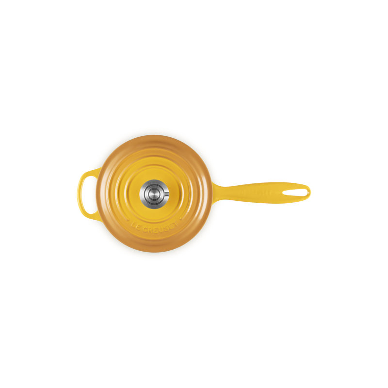 Le Creuset Signature Cast Iron Round Saucepan, 1.75 Qt. - Nectar, 7.6"
