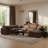Itala Velvet U-Shaped Sectional Reversible-94482566