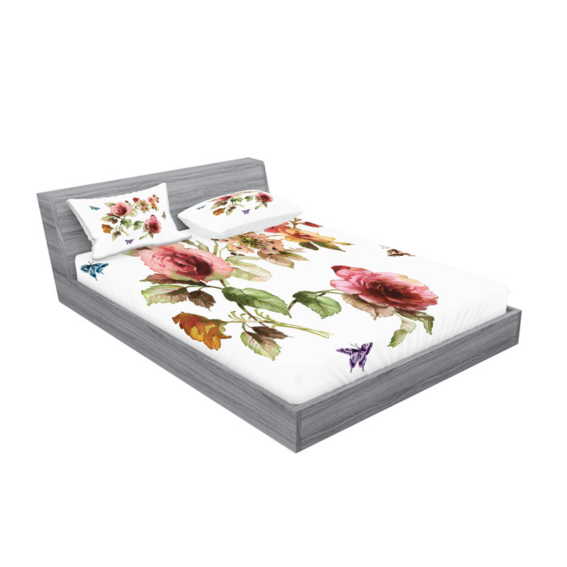 Multicolore drap-housse et coussin décoratif Ambesonne, California King Sheet Set + 5 Additional pieces