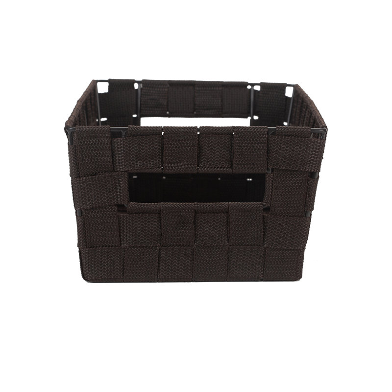 Simplify Plastic Bin, Brown