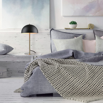 Lampe de bureau Luna - Design moderne et contemporain, abat-jour champignon