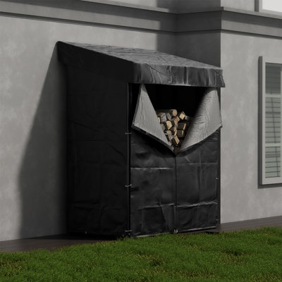 110cm W x 70cm D Metal Log Store